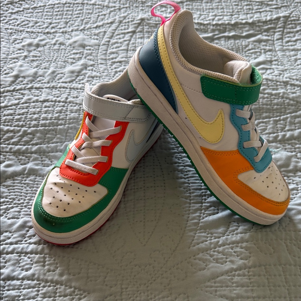Kids Multicolor Athletic Sneakers - Nike-style